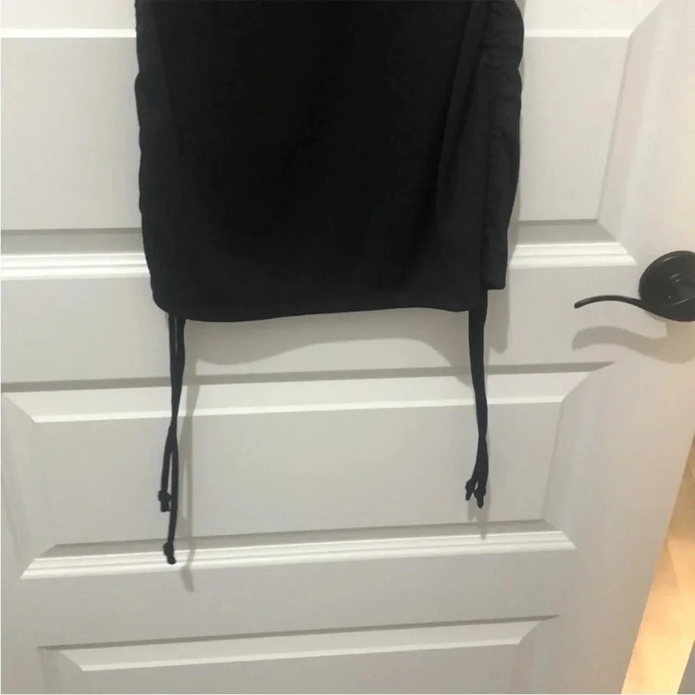 Amazon Black ribbed dress - Picture 4 of 9